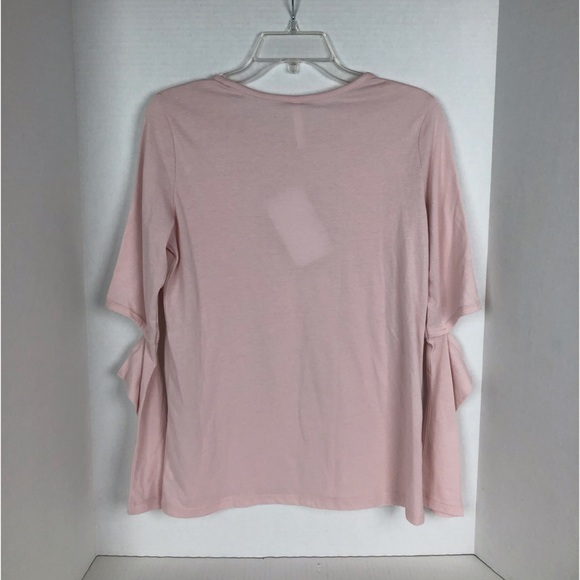 NWT Fabletics Alexa Long Sleeve Light Pink Jersey Holiday Gift for Her - Picture 3 of 6